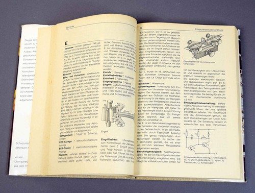 Vintage uhrmacher buch - buch,