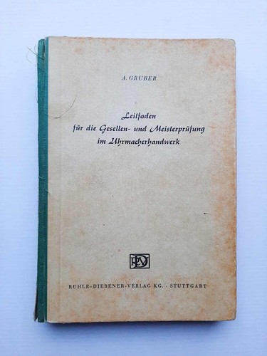 Uhrmacher buch leitfaden für - leitfaden,