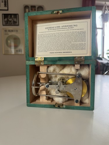 Antike eureka stechmaschine - stechmaschine, /