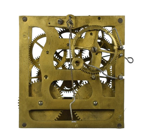 Antikes uhrwerk wanduhr - uhrwerk, f