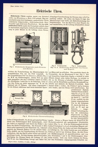 Elektrische uhren artikel v - -,