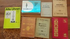 Konvolut  7 Uhrmacherbücher