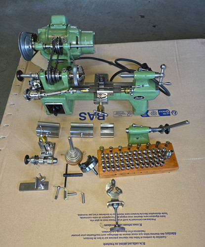 Uhrmacher drehbank lorch kd50 - drehbank,